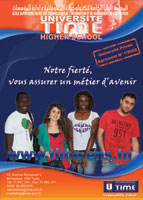 Affiche des formations proposées à Time Université