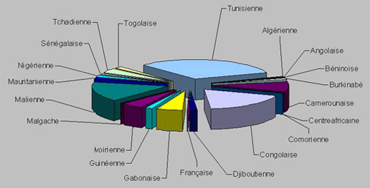 Organigramme services administratifs de Time Université